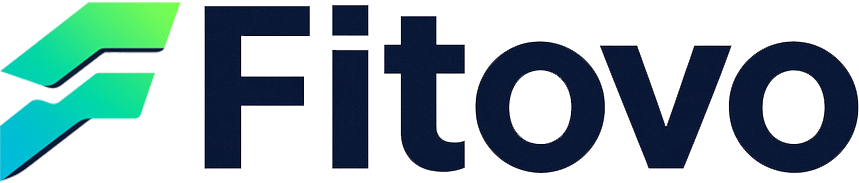 Fitovo logo, navy on transparent